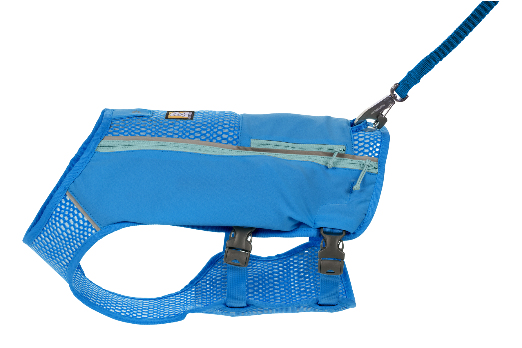 Dog Running Vest Attachment Blue Pool (410)